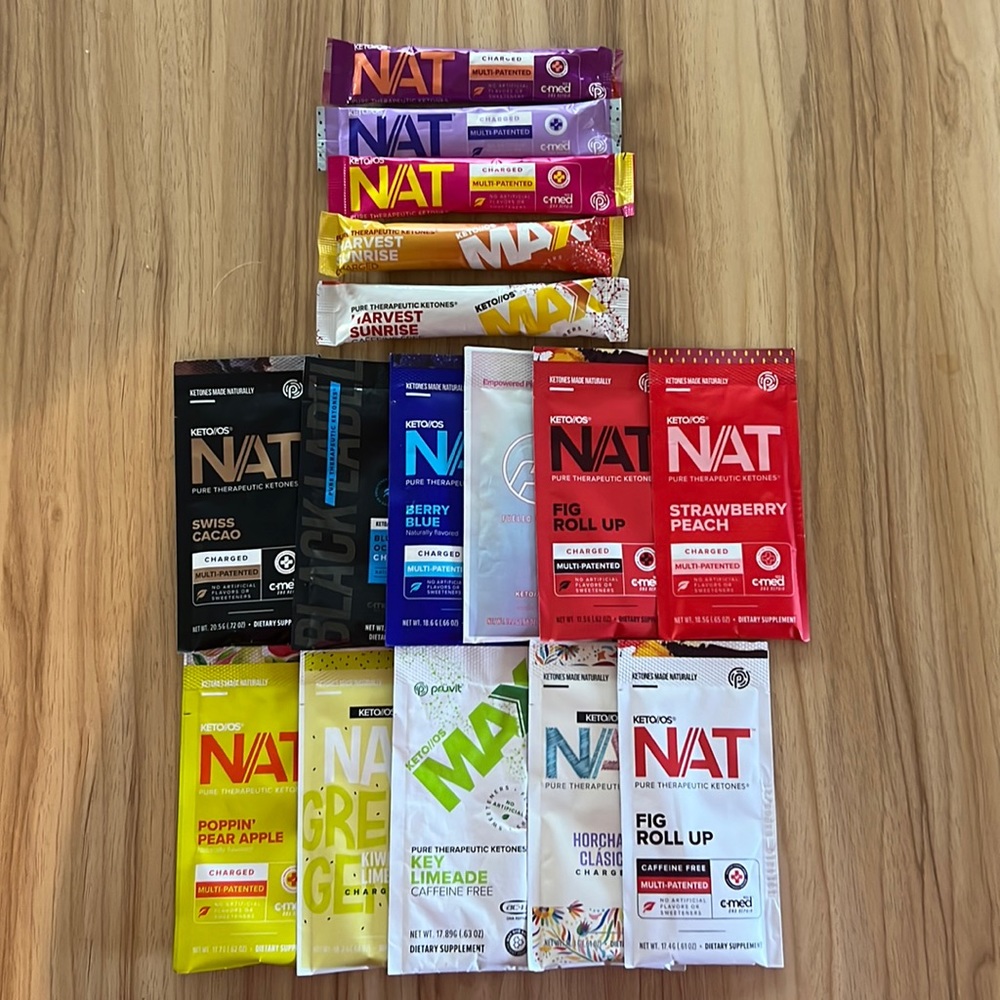 Prüvit Keto OS Exogenous Ketones Lot 16 Flavor Packets